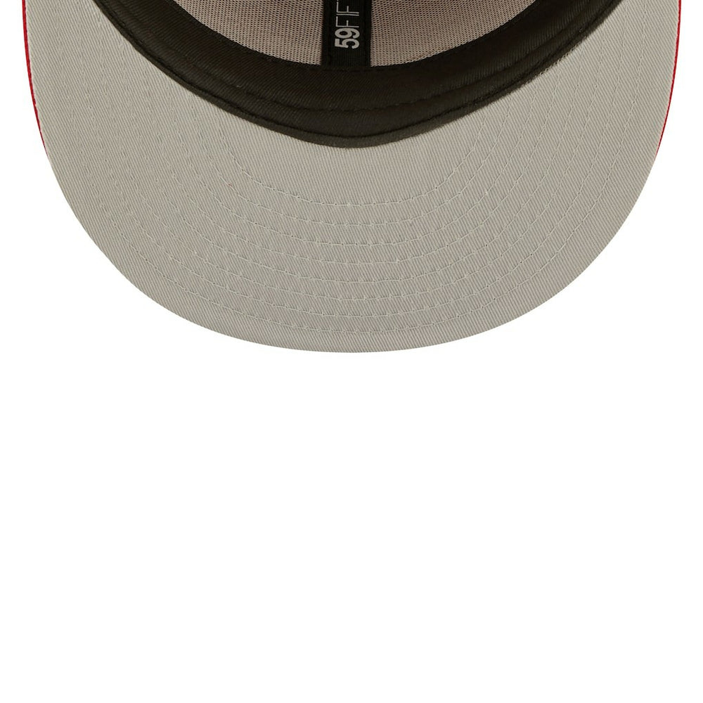 San Francisco 49ers New Era Flawless 59FIFTY Fitted Hat - Scarlet online