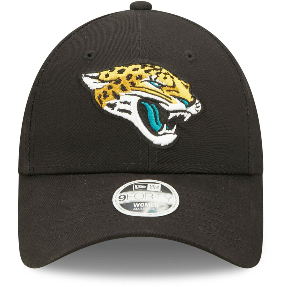 Jacksonville Jaguars New Era Women's Simple 9FORTY Adjustable Hat - Black cheap