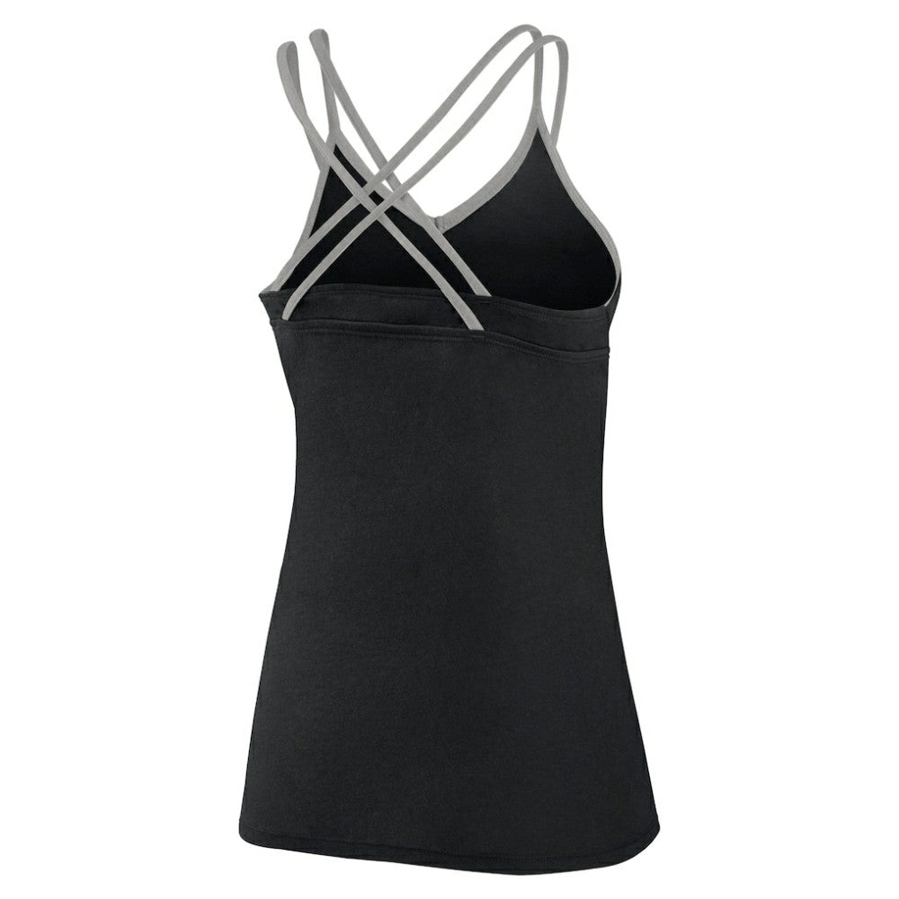 Chicago White Sox Women's Barrel It Up Cross Back V-Neck Tank Top - Black