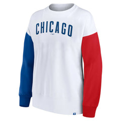Chicago Cubs Women's Series Pullover Sweatshirt - White