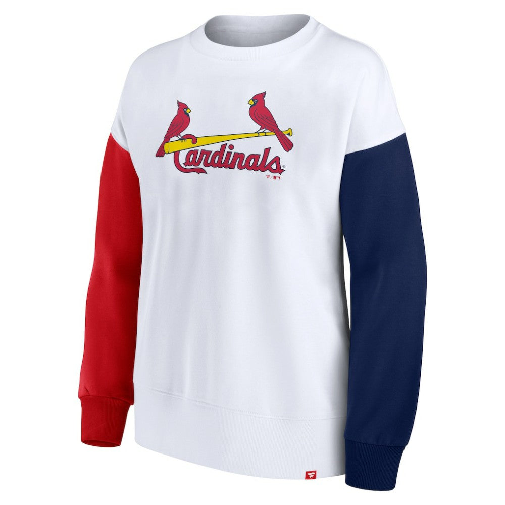 St. Louis Cardinals Women's Series Pullover Sweatshirt - White