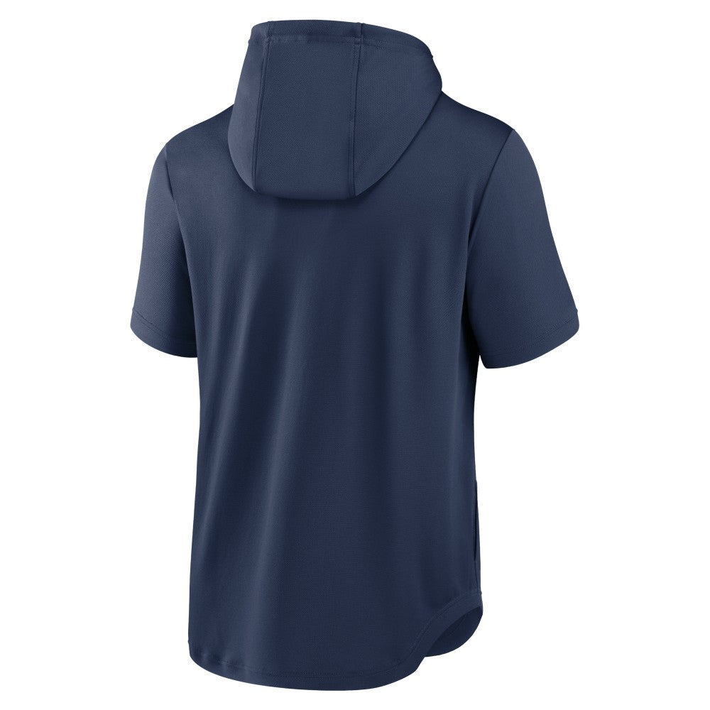 Cleveland Guardians Springer Short Sleeve Team Pullover Hoodie - Navy | Nike