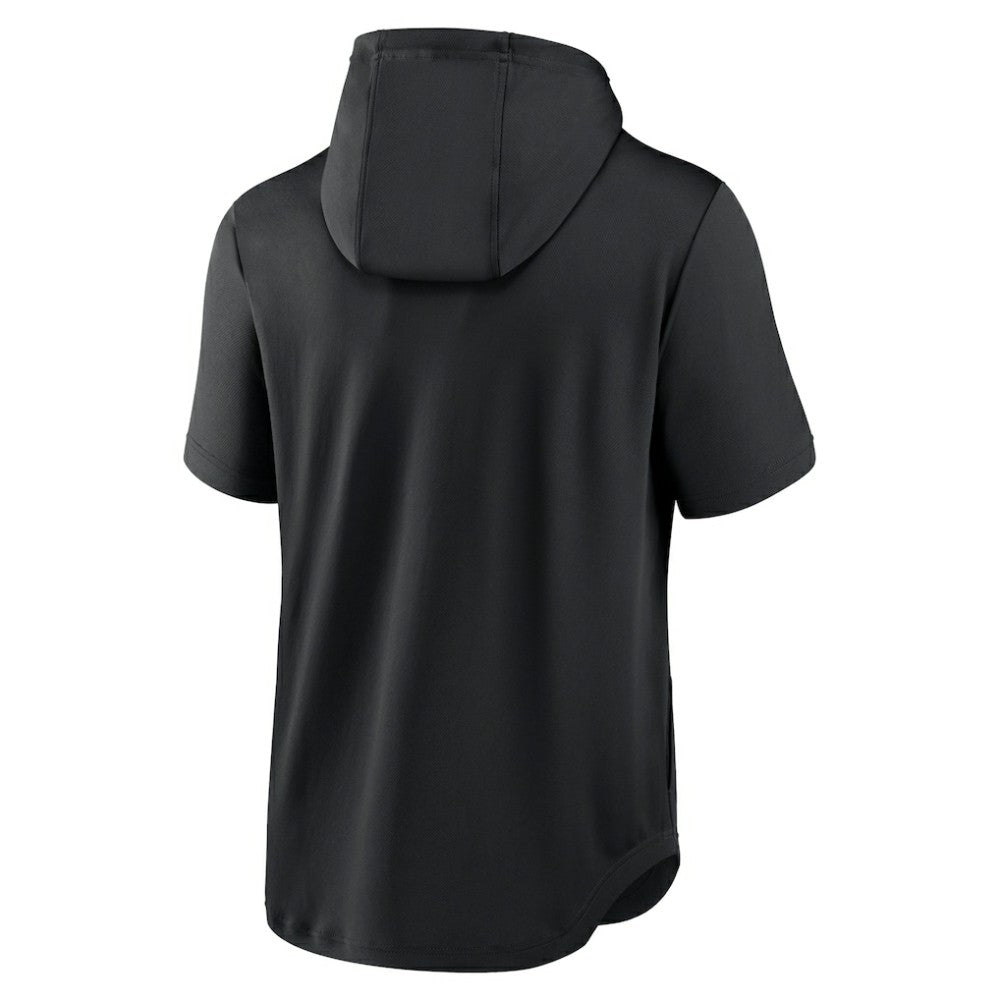 San Francisco Giants Springer Short Sleeve Team Pullover Hoodie - Black | Nike