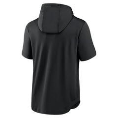 San Francisco Giants Springer Short Sleeve Team Pullover Hoodie - Black | Nike