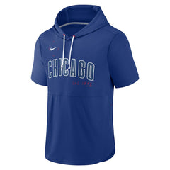 Chicago Cubs Springer Short Sleeve Team Pullover Hoodie - Royal | Nike