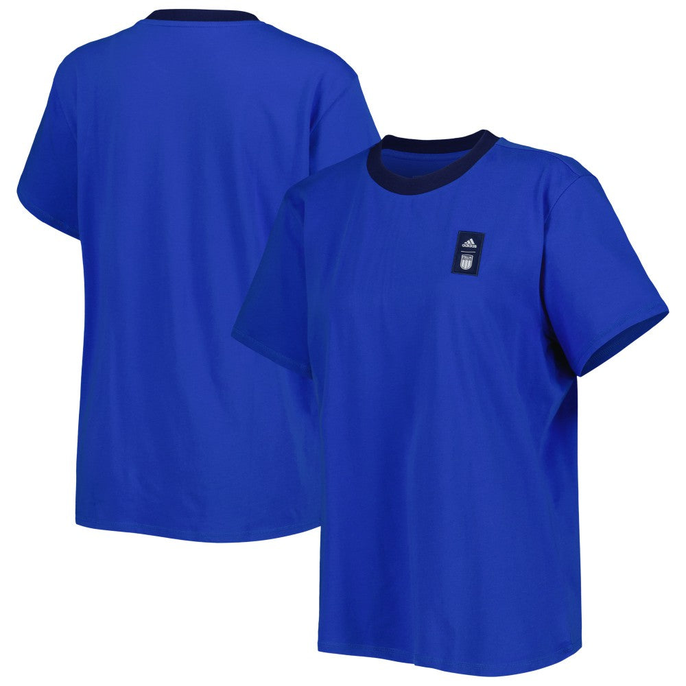 Italy National Team Women's Training T-Shirt - Blue | Adidas discount