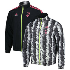 Juventus 2022/23 On-Field Team Logo Anthem Reversible Full-Zip Jacket - Black | Adidas on sale