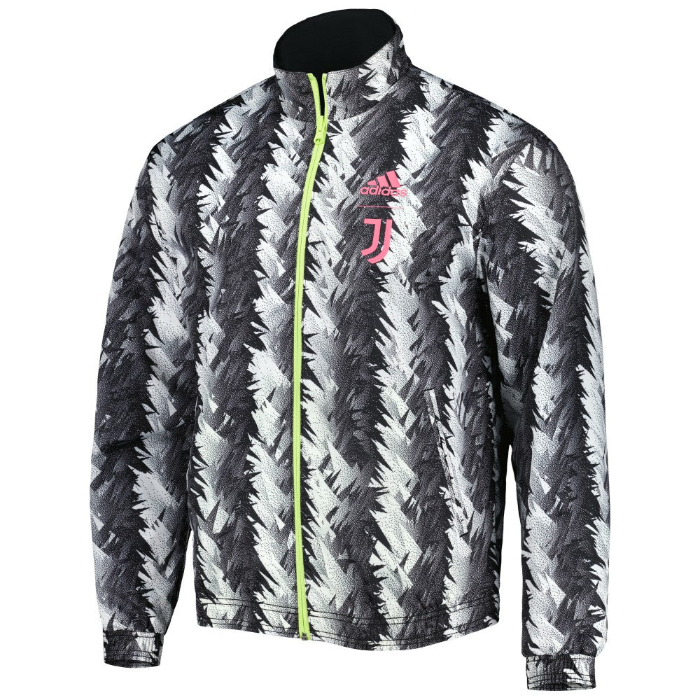 Juventus 2022/23 On-Field Team Logo Anthem Reversible Full-Zip Jacket - Black | Adidas on sale