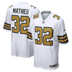 Tyrann Mathieu New Orleans Saints Alternate Game Jersey - White | Nike for sale