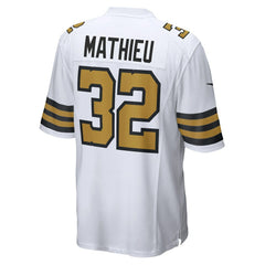 Tyrann Mathieu New Orleans Saints Alternate Game Jersey - White | Nike for sale