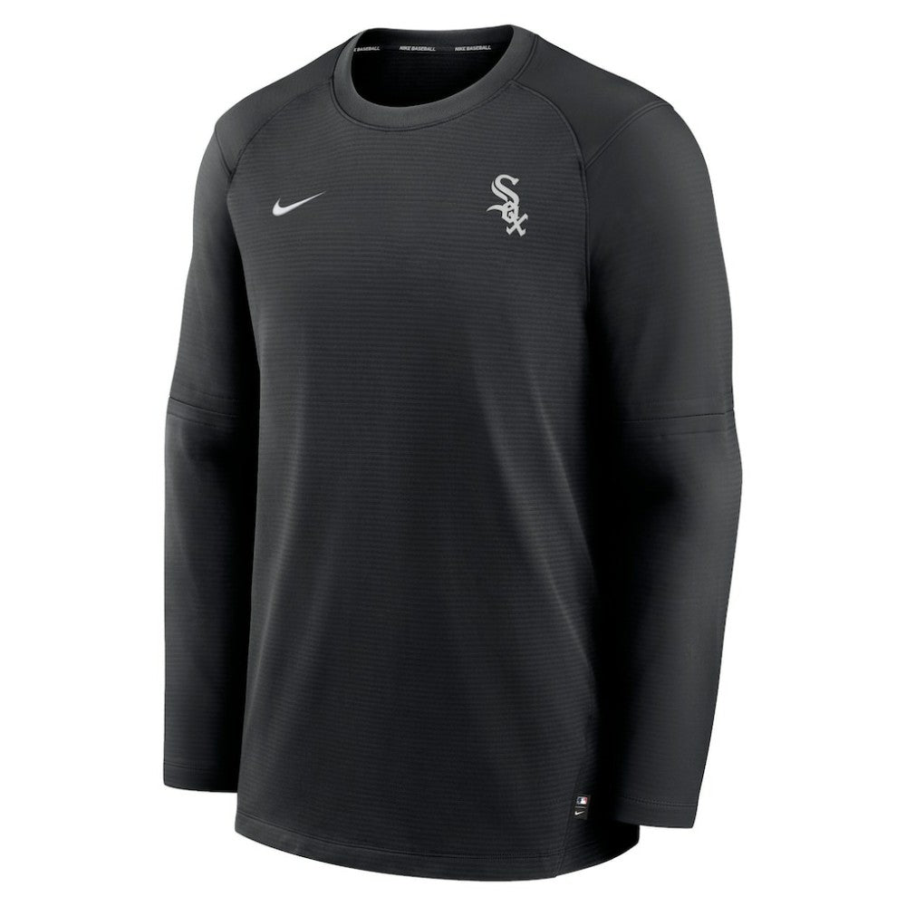 Chicago White Sox Authentic Collection Logo Performance Long Sleeve T-Shirt - Black | Nike