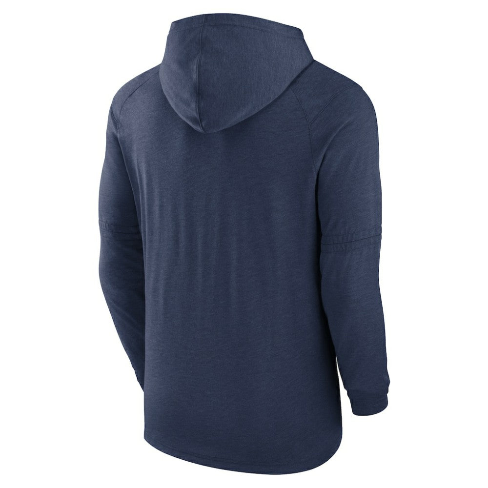 Houston Astros Authentic Collection Lightweight Dri-FIT Hooded Pullover - Heather Navy | Nike