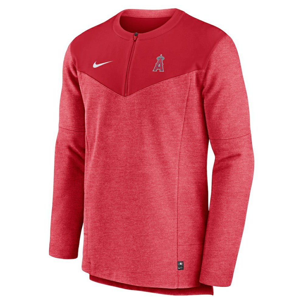 Los Angeles Angels Authentic Collection Game Time Performance Half-Zip Top - Red | Nike