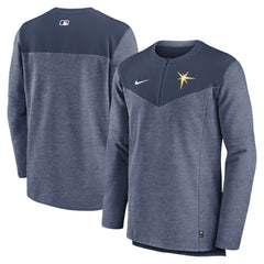 Tampa Bay Rays Authentic Collection Game Time Performance Half-Zip Top - Navy | Nike