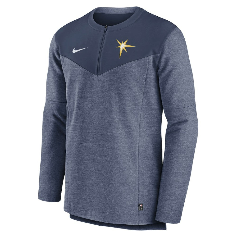 Tampa Bay Rays Authentic Collection Game Time Performance Half-Zip Top - Navy | Nike