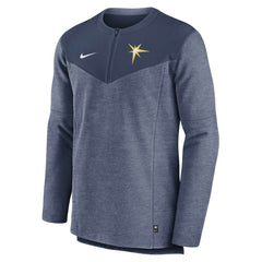 Tampa Bay Rays Authentic Collection Game Time Performance Half-Zip Top - Navy | Nike