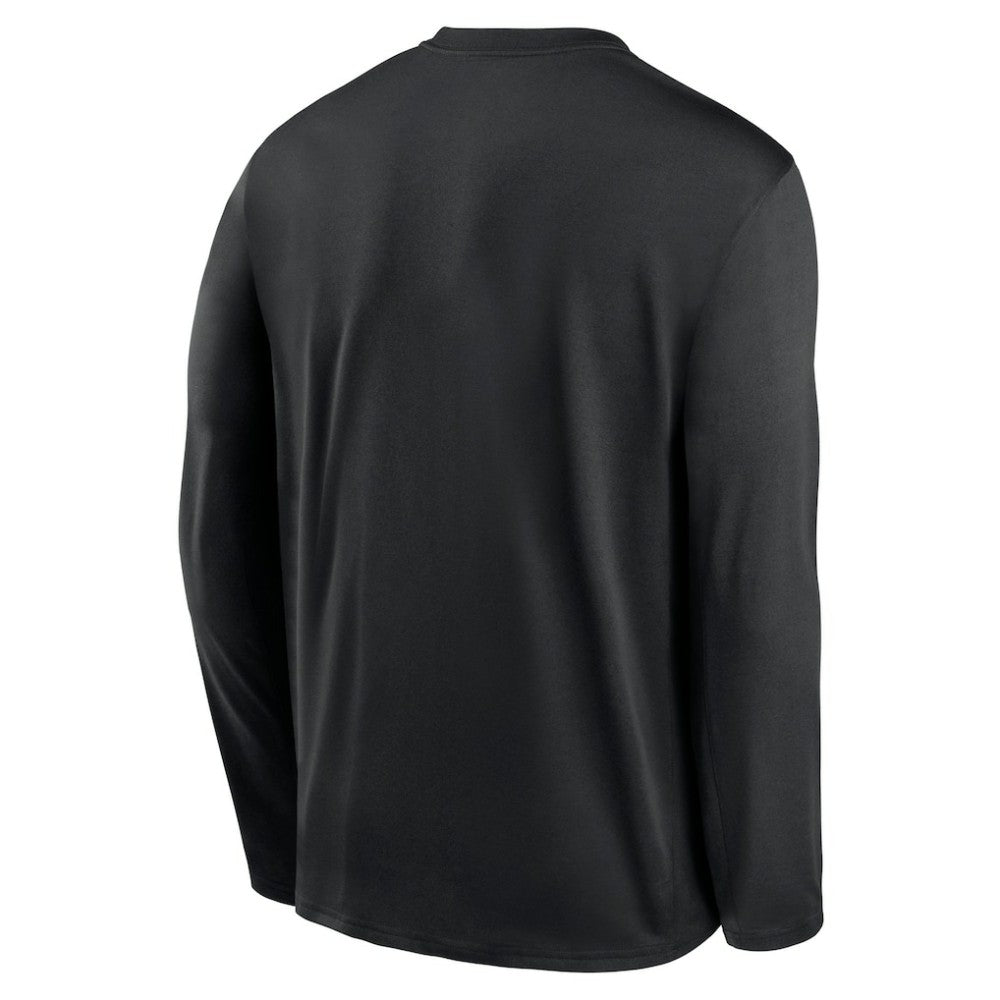 Baltimore Orioles Authentic Collection Team Logo Legend Performance Long Sleeve T-Shirt - Black | Nike