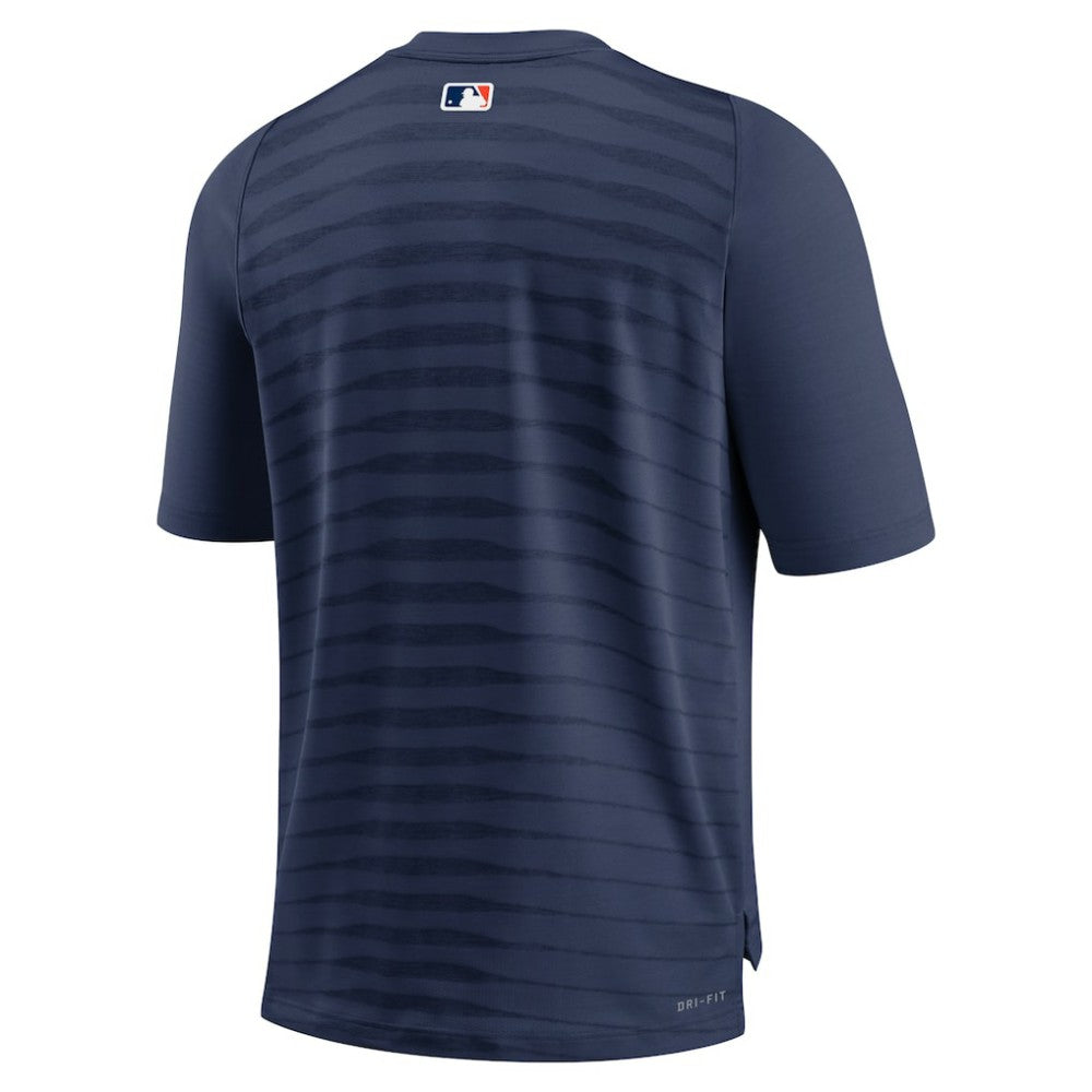 Houston Astros Authentic Collection Pregame Raglan Performance V-Neck T-Shirt - Navy | Nike