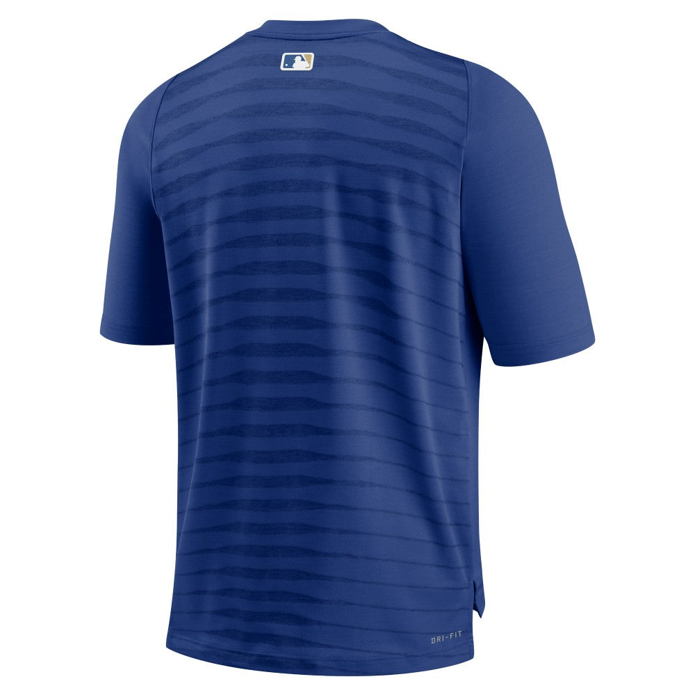 Kansas City Royals Authentic Collection Pregame Raglan Performance V-Neck T-Shirt - Royal | Nike