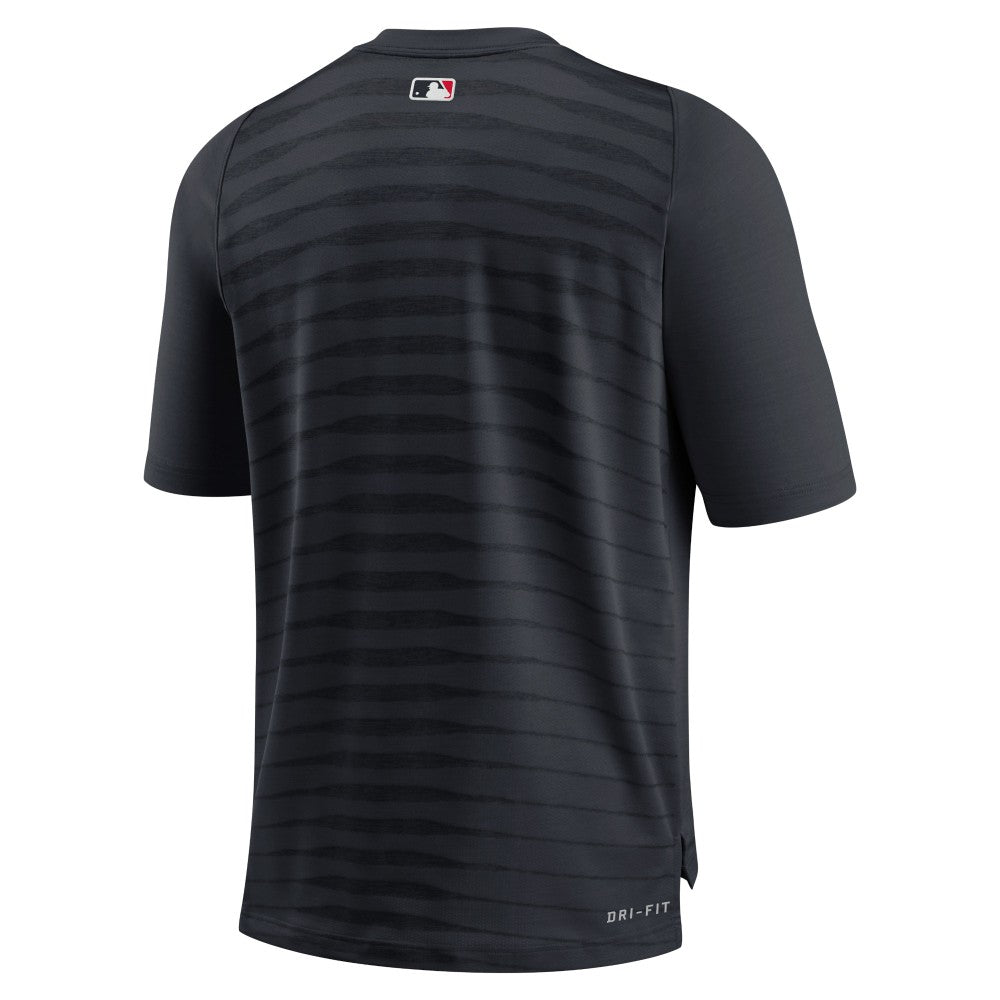 Minnesota Twins Authentic Collection Pregame Raglan Performance V-Neck T-Shirt - Navy | Nike