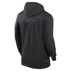 San Francisco Giants Authentic Collection Travel Performance Lightweight Full-Zip Hoodie - Black | Nike