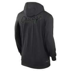 Chicago White Sox Authentic Collection Travel Performance Lightweight Full-Zip Hoodie - Black | Nike