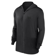St. Louis Cardinals Authentic Collection Travel Performance Lightweight Full-Zip Hoodie - Black | Nike