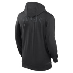 Texas Rangers Authentic Collection Travel Performance Lightweight Full-Zip Hoodie - Black | Nike