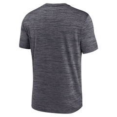 Cincinnati Reds Authentic Collection Velocity Performance Practice T-Shirt - Heather Charcoal | Nike