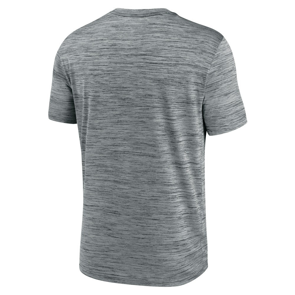 Milwaukee Brewers Authentic Collection Velocity Performance Practice T-Shirt - Heather Gray | Nike