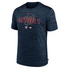 Washington Nationals Authentic Collection Velocity Performance Practice T-Shirt - Navy | Nike