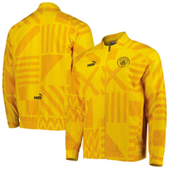 Manchester City Pre-Match Raglan Full-Zip Training Jacket - Yellow | Puma outlet