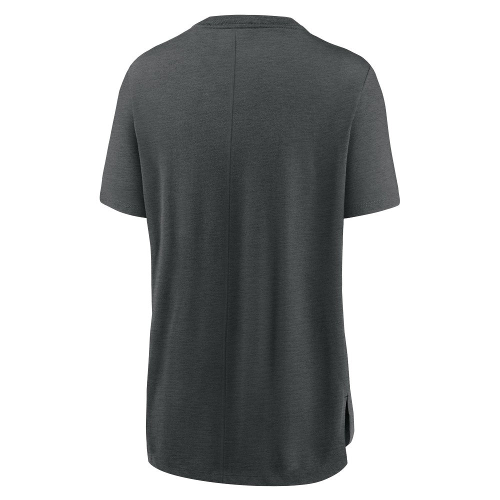 Minnesota Twins Women's Authentic Collection Early Work Tri-Blend T-Shirt - Heather Charcoal | Nike
