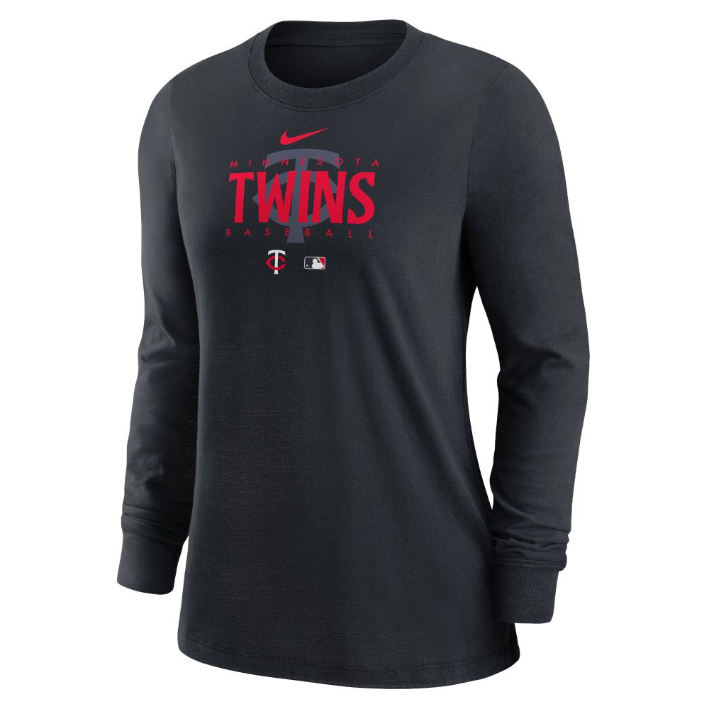 Minnesota Twins Women's Authentic Collection Legend Performance Long Sleeve T-Shirt - | Nike