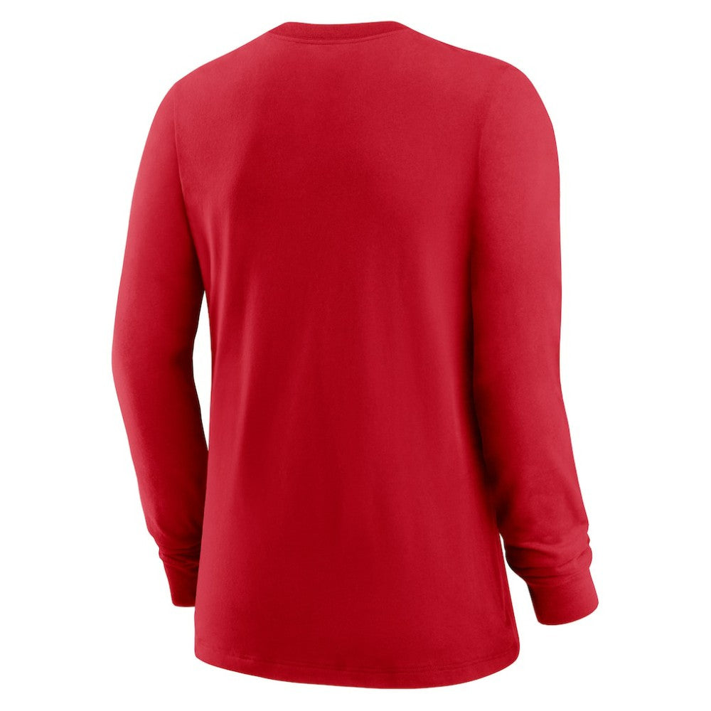 Washington Nationals Women's Authentic Collection Legend Performance Long Sleeve T-Shirt - Red | Nike