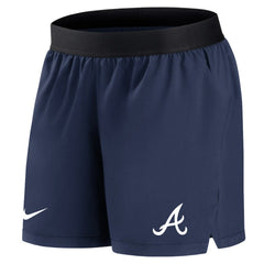 Atlanta Braves Women's Authentic Collection Team Performance Shorts - Navy | Nike