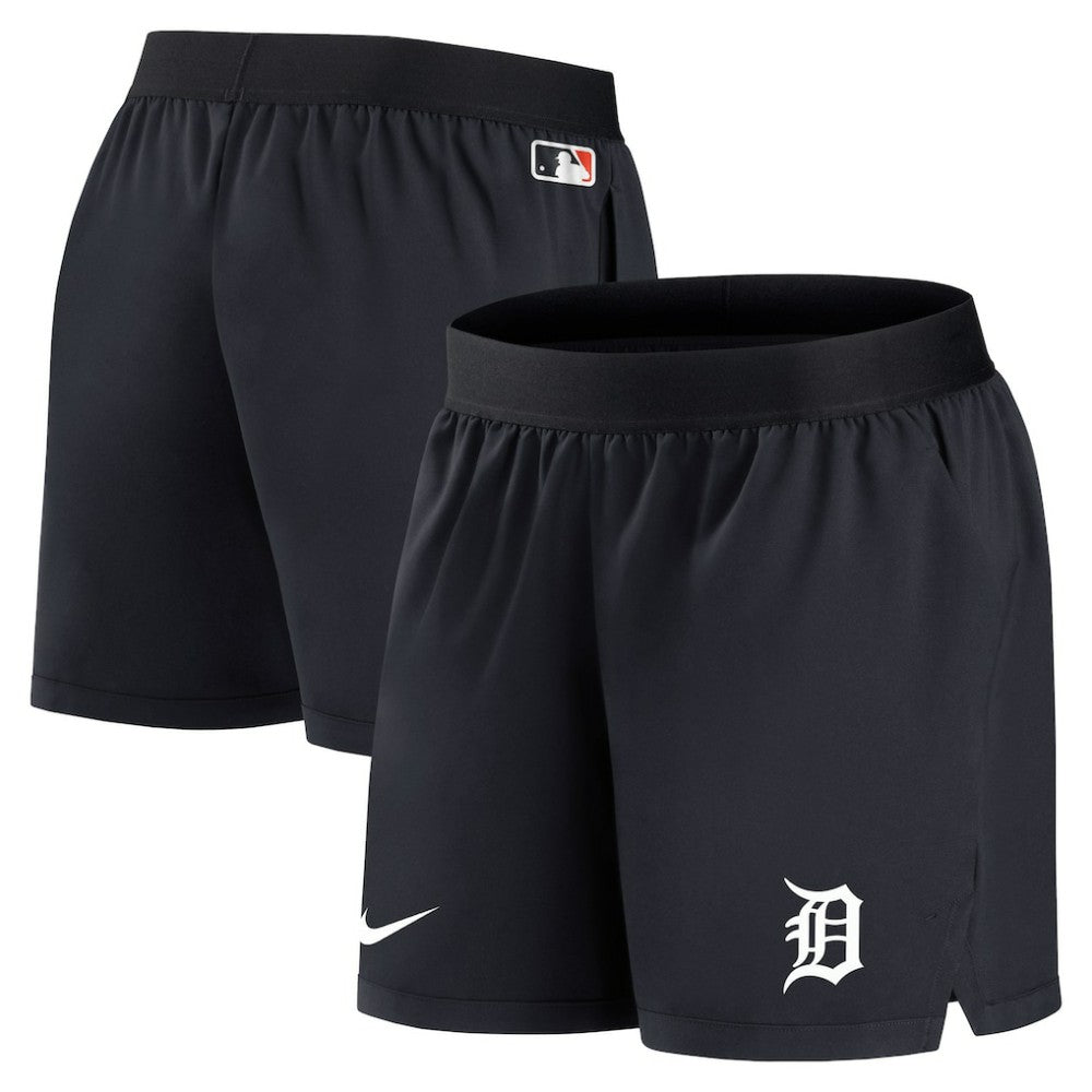 Detroit Tigers Women's Authentic Collection Team Performance Shorts - Navy | Nike