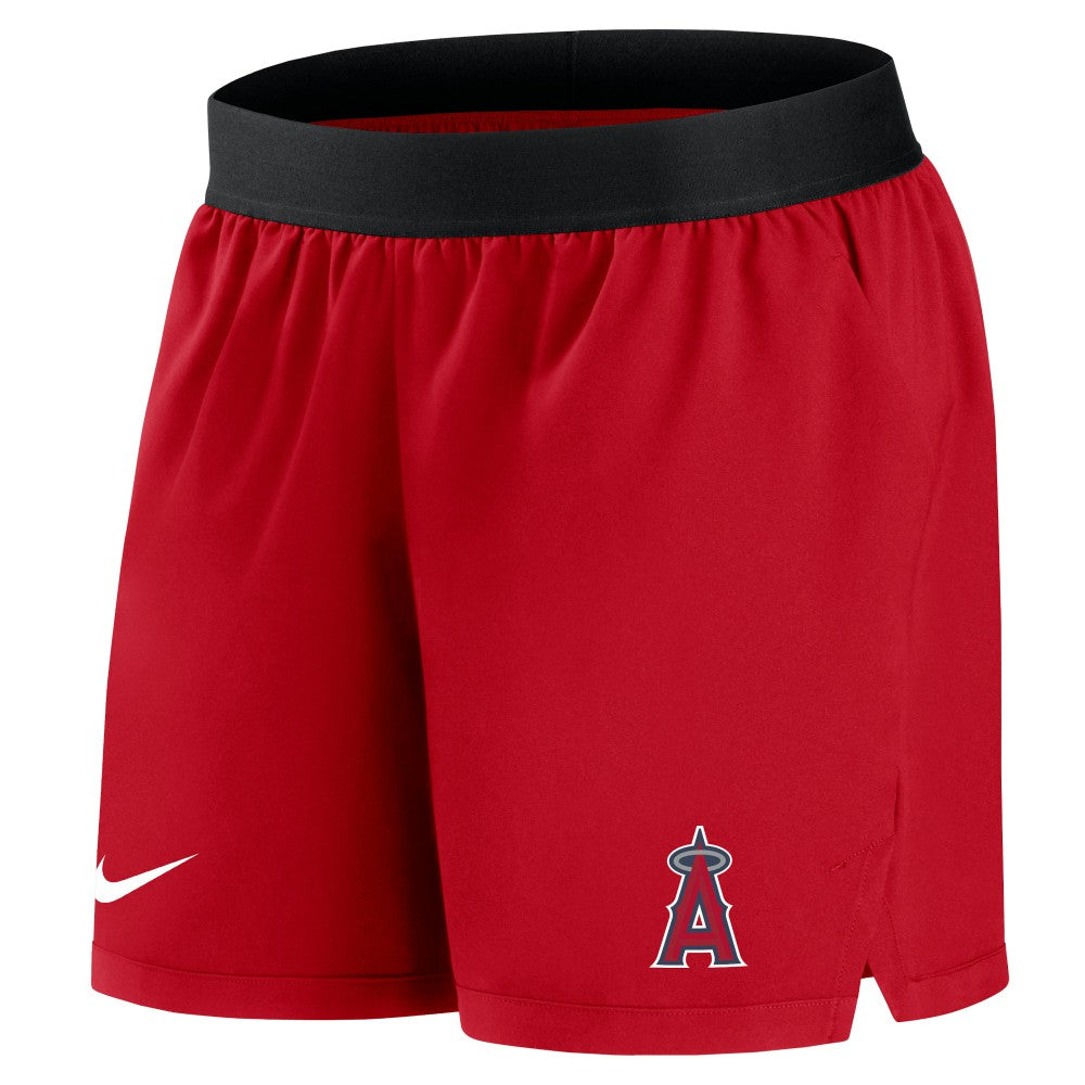 Los Angeles Angels Women's Authentic Collection Team Performance Shorts - Red | Nike