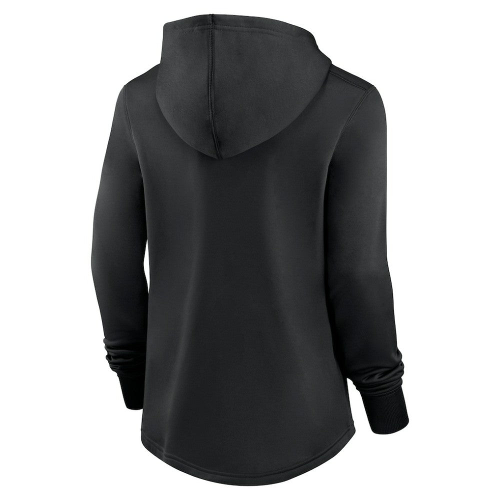 Colorado Rockies Women's Authentic Collection Pregame Performance Pullover Hoodie - Black | Nike