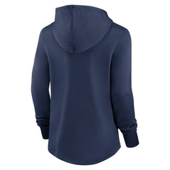 Milwaukee Brewers Women's Authentic Collection Pregame Performance Pullover Hoodie - Navy | Nike