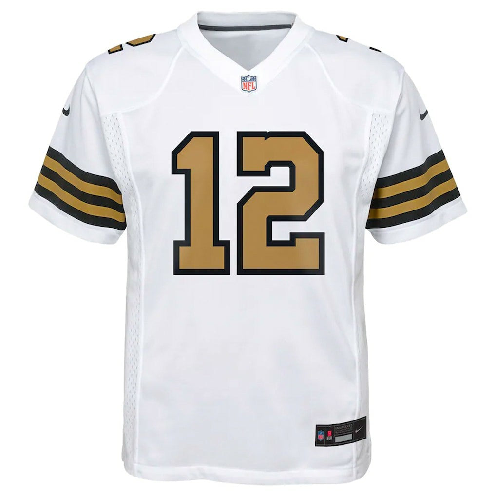 Chris Olave New Orleans Saints Youth Game Jersey - White | Nike outlet