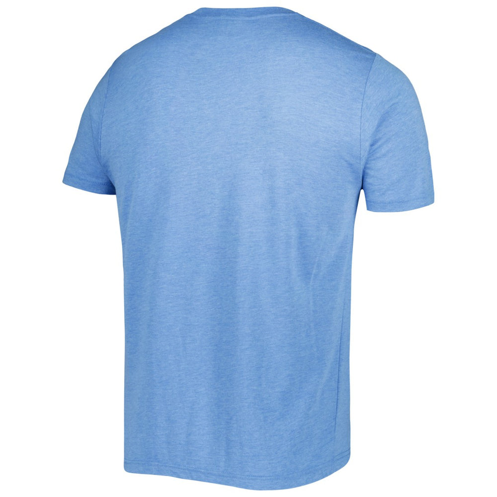 Eddie George Tennessee Titans Homage Caricature Retired Player Tri-Blend T-Shirt - Heathered Light Blue discount
