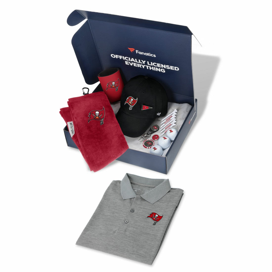 Tampa Bay Buccaneers WinCraft Pack Golf Themed Gift Box - $155+ Value outlet