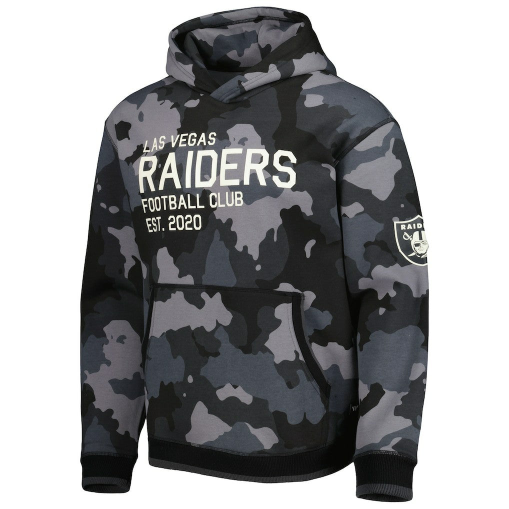 Las Vegas Raiders The Wild Collective Camo Pullover Hoodie - Black outlet