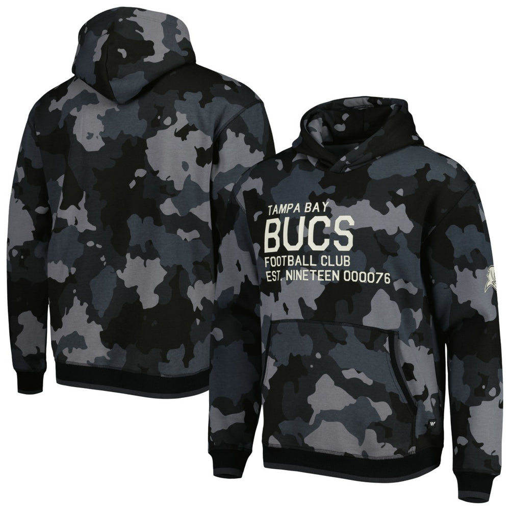 Tampa Bay Buccaneers The Wild Collective Camo Pullover Hoodie - Black cheap