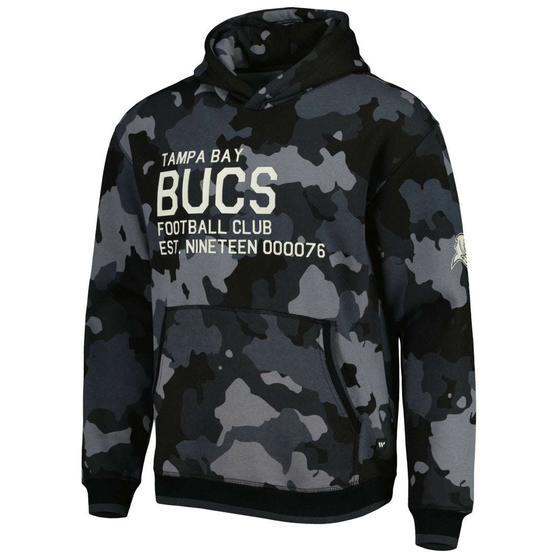 Tampa Bay Buccaneers The Wild Collective Camo Pullover Hoodie - Black cheap