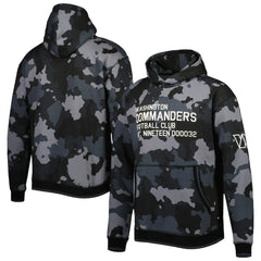 Washington Commanders The Wild Collective Camo Pullover Hoodie - Black sale