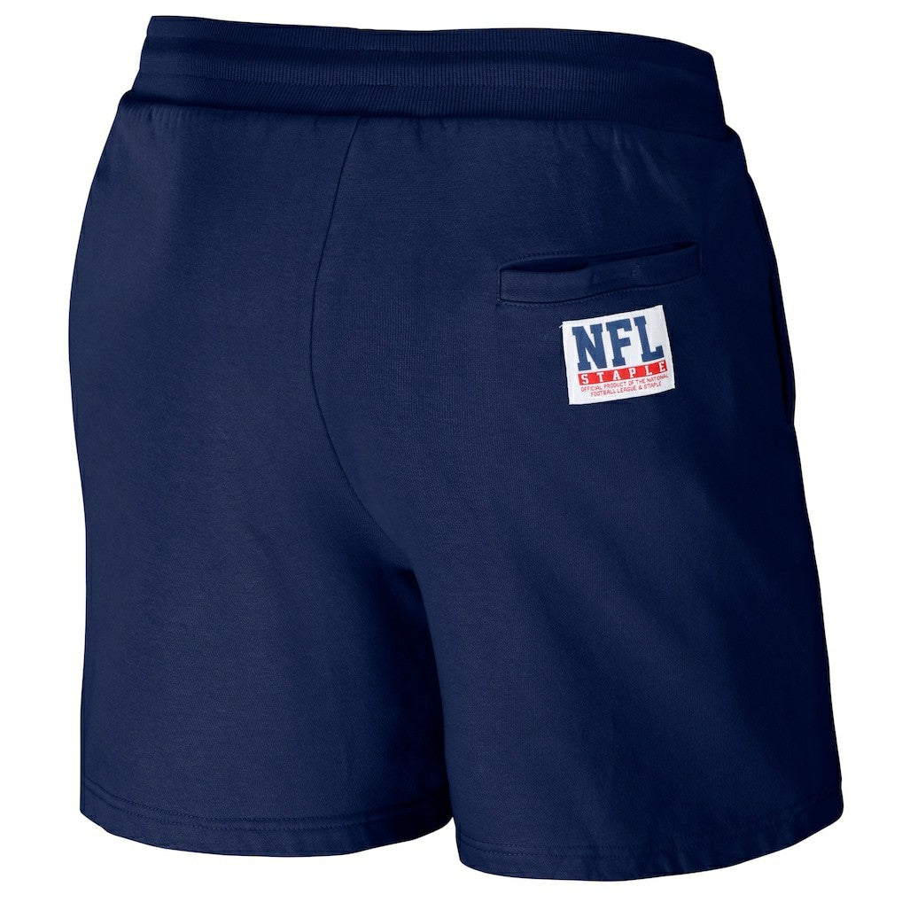 New England Patriots NFL x Staple Throwback Vintage Wash Fleece Shorts - Navy sale