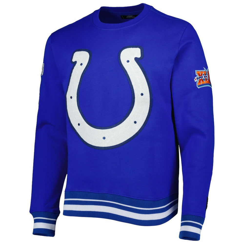 Indianapolis Colts Pro Standard Mash Up Pullover Sweatshirt - Royal discount