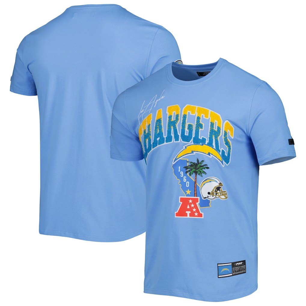 Los Angeles Chargers Pro Standard Hometown Collection T-Shirt - Powder Blue sale
